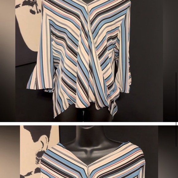 W5 Anthropologie Wrap Front Striped Top Sz M
$22$89 | Size: Large - Picture 9 of 9